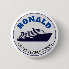 Nombre de botón profesional de crucero Regalo