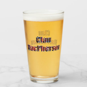 Nombre De Clan MacPherson Hecho Con Tartán,