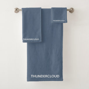 Nombre de color azul-gris de la nube negra