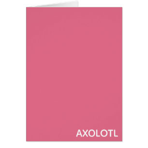 Nombre de color rosa Axolotl