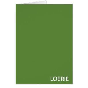 Nombre de color verde de Loerie