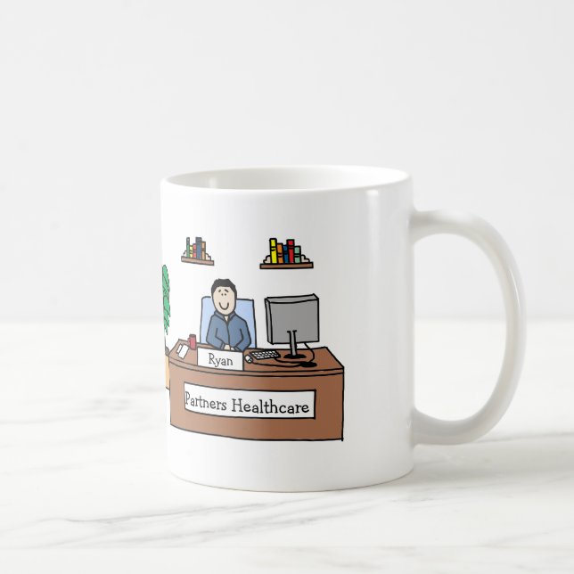 Nombre de compañía personalizado de la taza w del (Derecha)