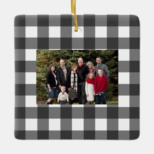 nombre de control de búfalo y ornamento de fotos (Anverso)