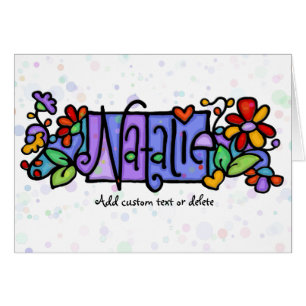 Nombre de encargo pintado a mano de NATALIE