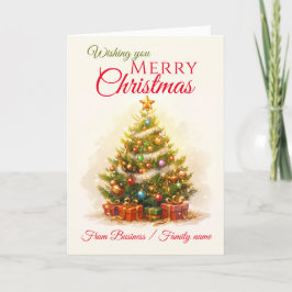 Nombre de familia de negocio del árbol de navidad