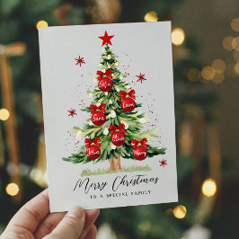 Nombre de familia moderna Tarjetas de árbol de nav