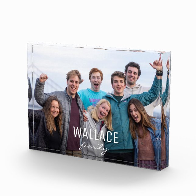 Nombre de foto familiar personalizado (Derecha)