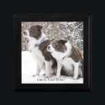 Nombre de foto personalizado Caja de regalo person<br><div class="desc">Una caja de conservas con fotos de tus queridos mascotas o mascotas,  familiares o cualquier foto especial,  personalizada con sus nombres.</div>