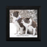 Nombre de foto personalizado Caja de regalo person<br><div class="desc">Una caja de conservas con fotos de tus queridos mascotas o mascotas,  familiares o cualquier foto especial,  personalizada con sus nombres.</div>
