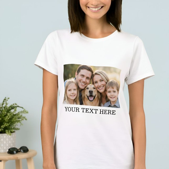 Nombre de foto personalizado Texto de camiseta per (Subido por el creador)