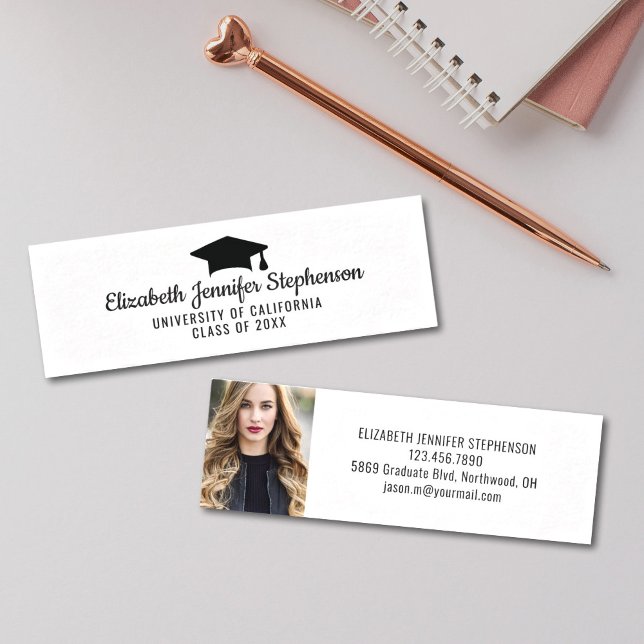 Nombre de graduación insertar tarjeta de foto simp (graduation name insert card)