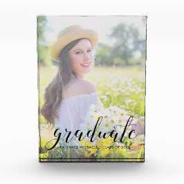 Nombre de graduación y Bloque de fotos del año