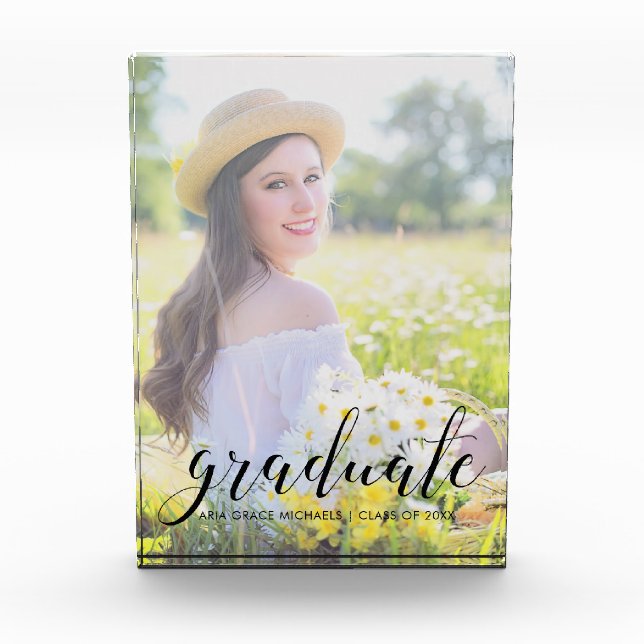 Nombre de graduación y Bloque de fotos del año (Anverso)