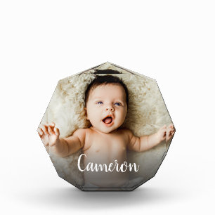 Nombre de guión moderno personalizado de fotos par