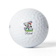 Nombre de guión personalizado Pelotas de golf dive