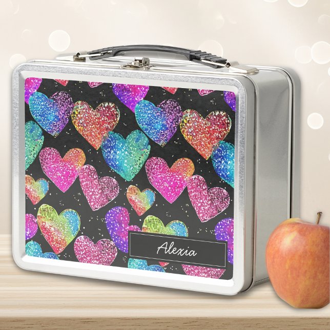 Nombre de impresión colorido de Neon Heart (Subido por el creador)