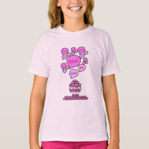 Nombre de Jesús (rosa) - Camiseta básica de la muj