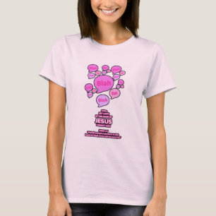 Nombre de Jesús (rosa) - Camiseta básica de la muj