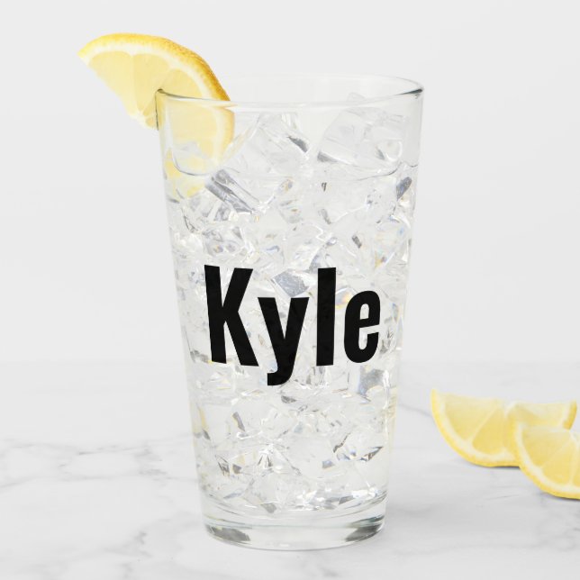 Nombre de Kyle Mens, (Anverso (hielo))
