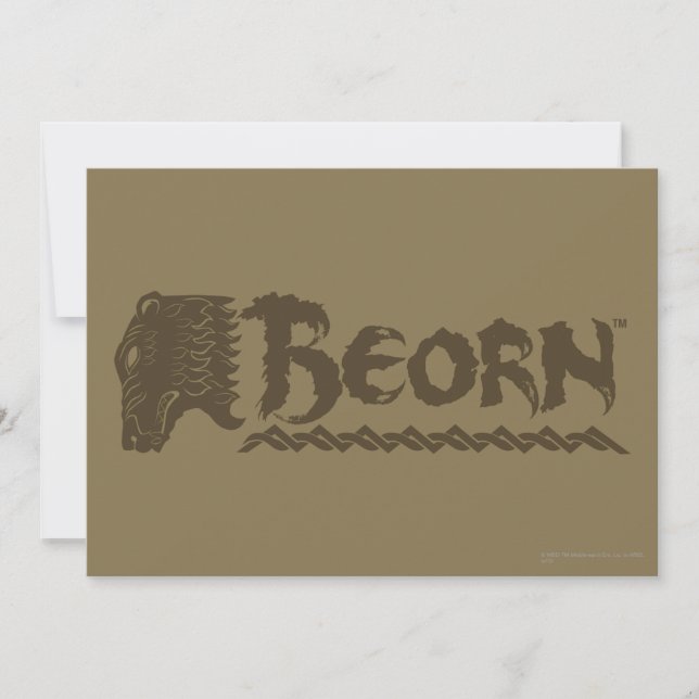 Nombre de la cabeza del oso BEORN™ (Anverso)