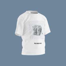 Nombre de la camiseta con el nombre del delineador