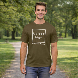 Nombre de la empresa y logotipo Camiseta masculi