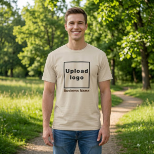 Nombre de la empresa y logotipo Camiseta masculi