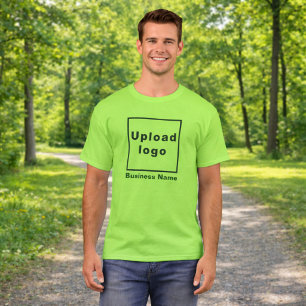 Nombre de la empresa y logotipo   Camiseta masculi