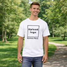 Nombre de la empresa y logotipo | camiseta para ho