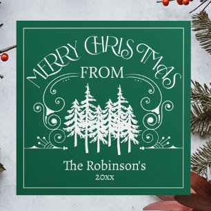 Nombre de la familia de los Árboles de Navidad de 