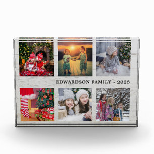 Nombre de la familia del collage de fotos de la fa