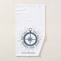 Nombre de la familia personalizada Nautical Compas