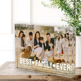 Nombre de la foto familiar Mejor Collage de la fam