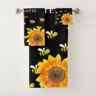 Nombre de las abejas girasoles amarillos negros