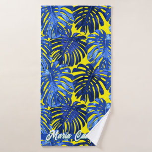 Nombre de las hojas de Monstera Tropical Royal Blu