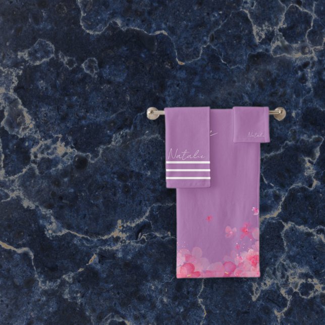 Nombre de lavanda de flores de jardín acuarela (Subido por el creador)