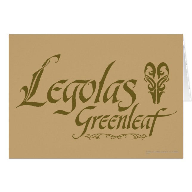 Nombre de LEGOLAS GREENLEAF™ (Anverso (Horizontal))