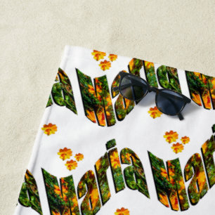 Nombre de María Floral, Toalla De Playa