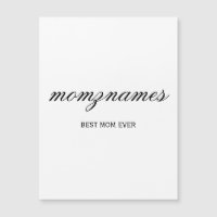 Nombre de mejor caligrafía de mamá de todos los ti