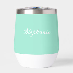 Nombre de menta verde moderno elegante boho