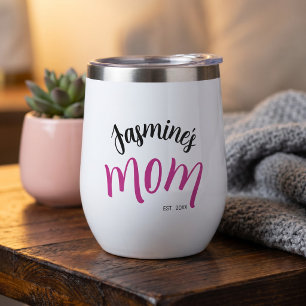 Nombre de Niño Nueva Mamá Est Personalizado Año Bl