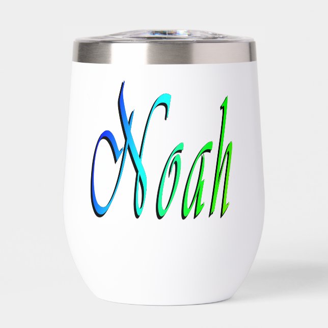 Nombre De Noah Verde Y Azul, (Frente)