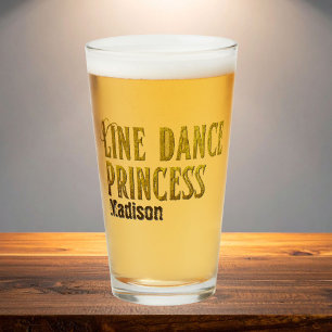Nombre de oro de princesa de baile de línea