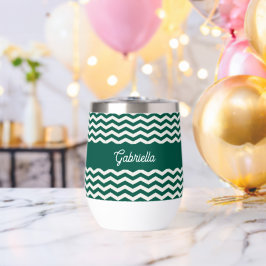 nombre de patrón de franja zig zag Chevron Verde T