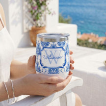 Nombre de patrón de toile de Damasco francés azul 