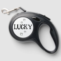 Nombre de Perro Personalizado Con Huellas