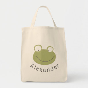 Nombre de personalizable Rana Cute Bolsa De Tote