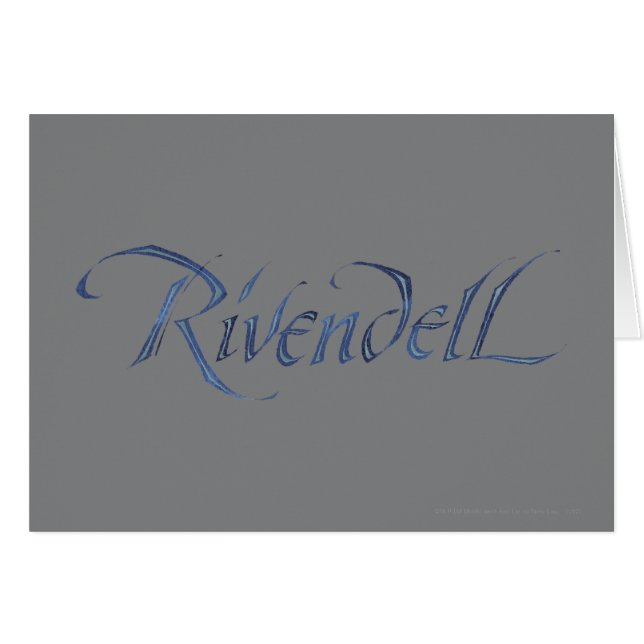 Nombre de Rivendell texturizado (Anverso (Horizontal))