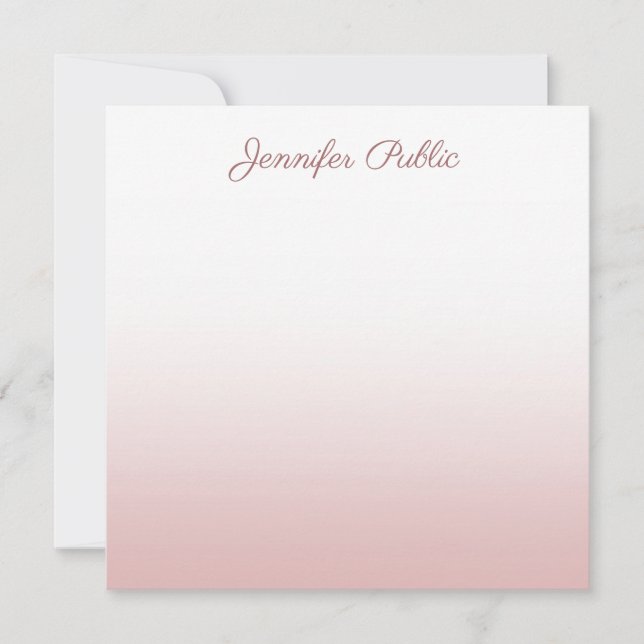 Nombre de script caligrafiado de plantilla de oro  (Anverso)