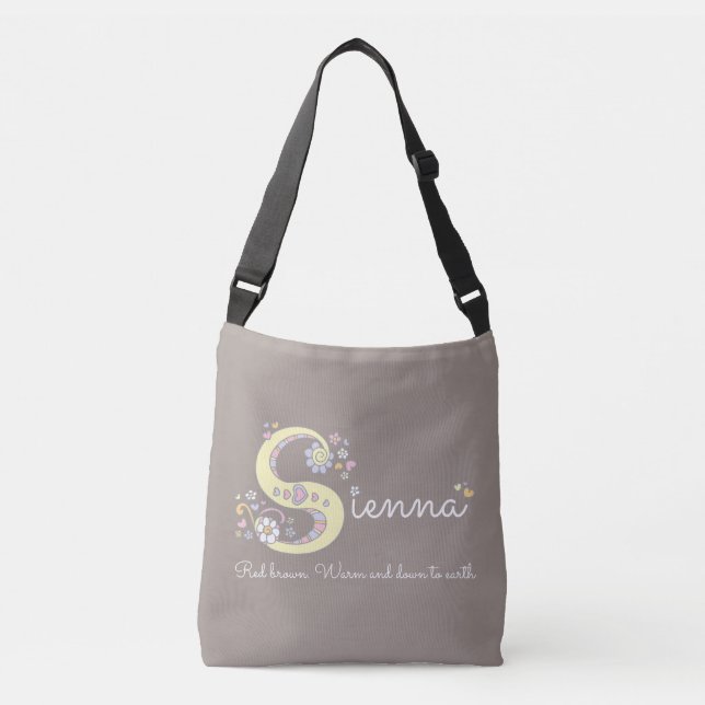 Nombre de Siena y significado de bolsa monograma (Anverso)